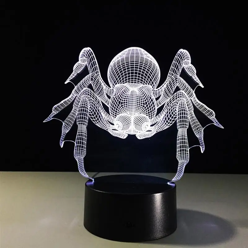 3D светодиодный ночник визуализации Иллюзия 7 цветов изменить сенсорный