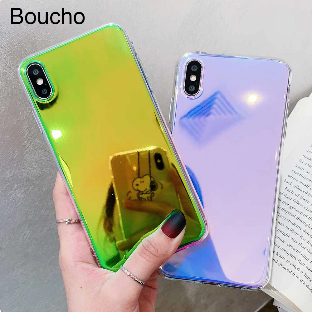 Модные Красочные чехлы для телефонов iphone XS MAX 6s 6 7 8 plus X XR SE мягкий силиконовый