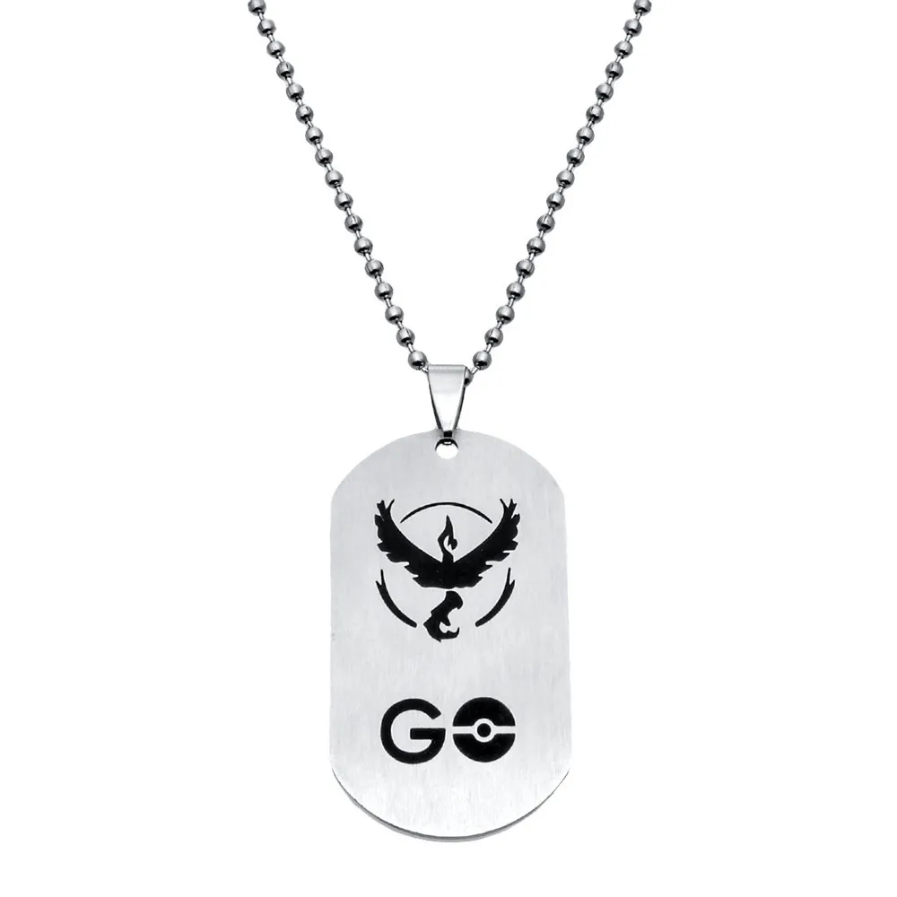 6 видов Аниме Покемон го команда Мистик инстинкт Валор логотип колье подвески из