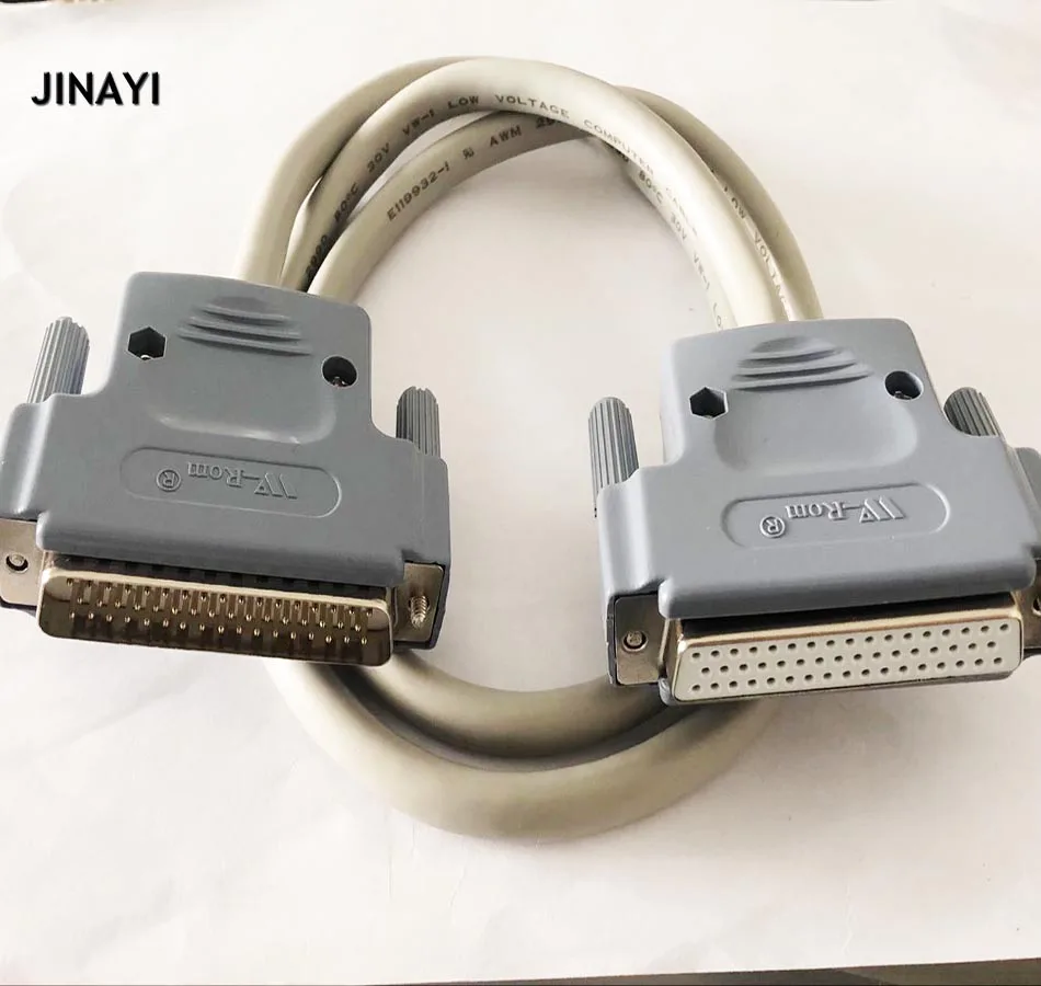 2 шт. DB50 50 Pin HDB50 трехрядный штекер гнездо M/M F/F адаптер Кабельный разъем 1 м|l connector|row