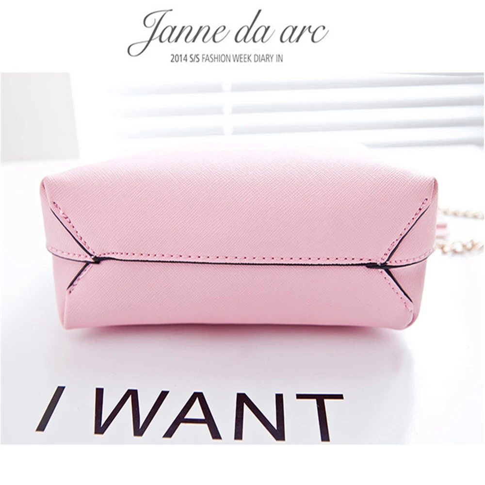 Маленькие сумки ракушки женские кожаные мессенджеры на цепочке конфетных цветов