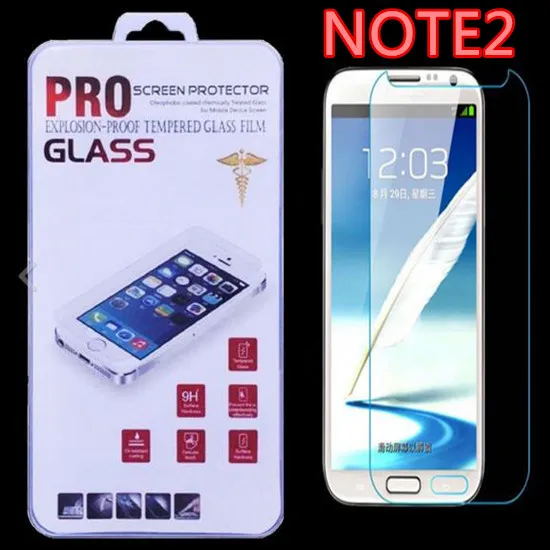

1000 шт. закаленное стекло для экрана Samsung Galaxy Note 2 N7100 защита экрана 0,3 мм 9H Премиум закаленное защитное стекло