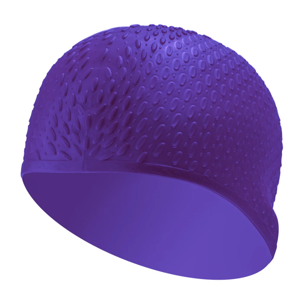 Плавание Кепка шапка капли воды узор водонепроницаемый силиконовый нетоксичный