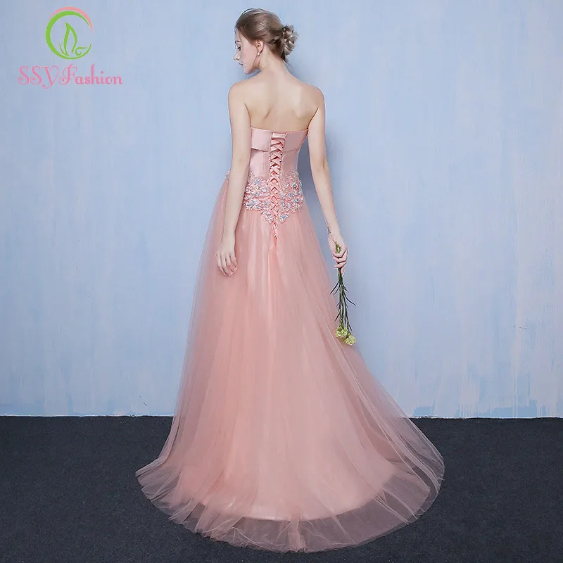 Ssyfashion сексуальное вечернее платье без бретелек в Карамельный цвет с цветком и