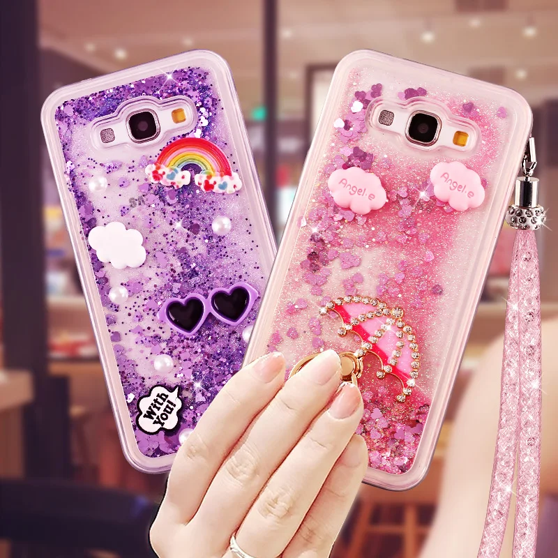 Diamond жидкий Cover для Samsung Galaxy S8 случай роскошный горный хрусталь жидкость зыбучие