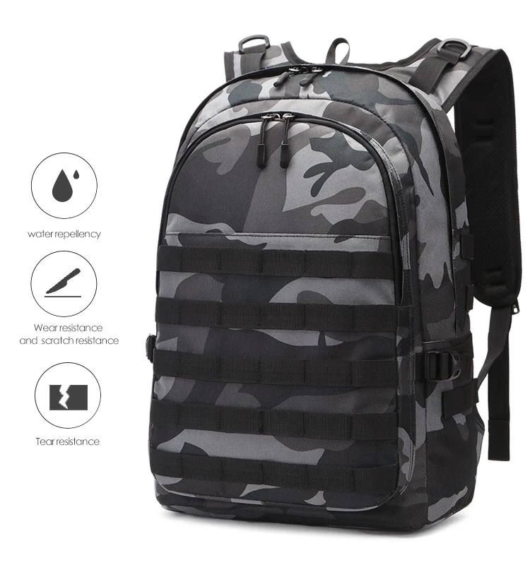 PUBG рюкзак для мужчин школьная сумка Mochila Pubg Battlefield infants пакет камуфляж путешествия холст USB разъем для наушников сзади рюкзак