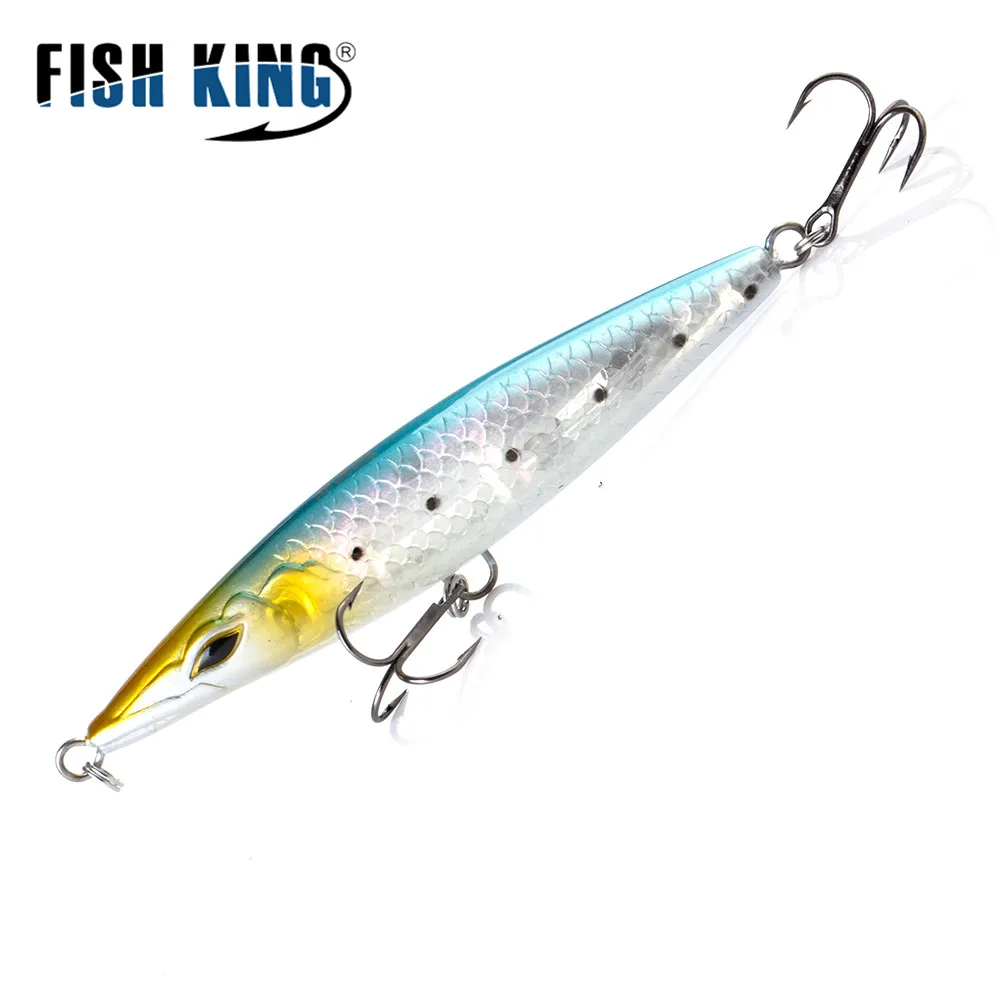 Fish King 90-150 мм Поппер карандашные приманки длинные литые карандаши плавающая