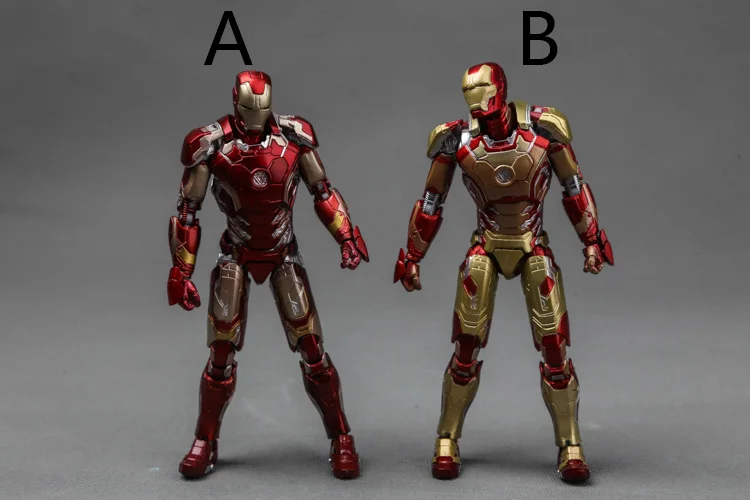 Marvel Железный человек Ironman NMK42 MK43 с диванной antman Черная пантера подвижные ПВХ Фигурки игрушки коллекция игрушек