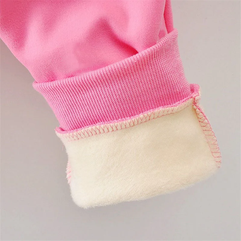 BibiCola/осенне зимний комплект одежды для маленьких девочек зимняя теплая одежда