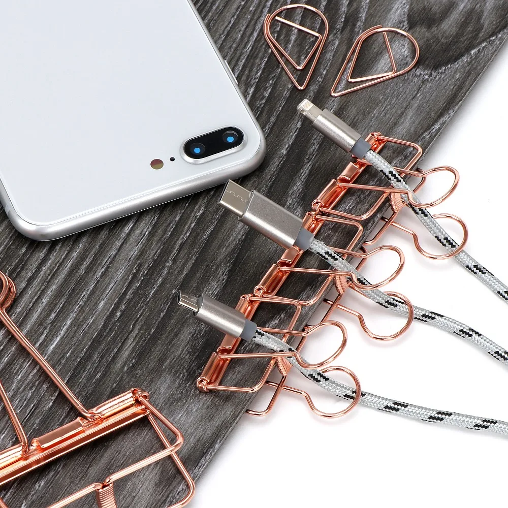 75 шт./лот выдолбленные дизайнерские зажимы скобы для дома и офиса школьные