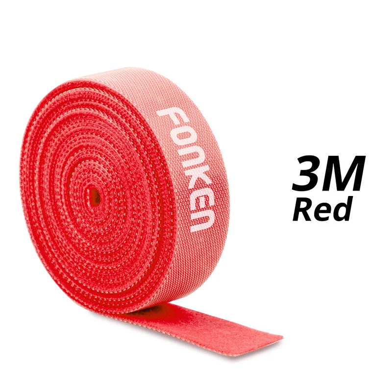 3m Red Ankndo кабель управление USB кабель Органайзер провода обмотки наушников Держатель мыши провода наушников держатель HDMI шнур клип протектор - Цвет: 3m Red