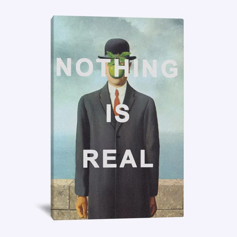 Rene magritte son of man картина с цитатами для дома гостиной спальни Декор печать постер