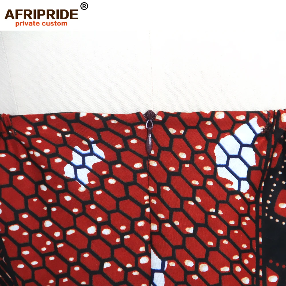 Женское платье с принтом AFRIPRIDE dashiki bazin riche ankara из чистого хлопка воском