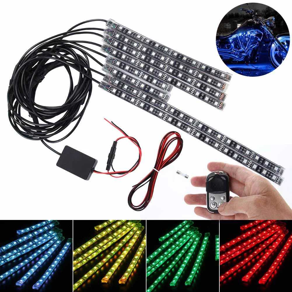 Автомобильная светодиодная ленсветильник RGB 6 шт. s 72LED декоративные атмосферные