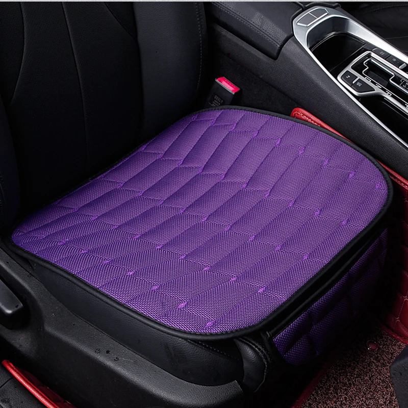 

Car Seat Cover,Flax Cushion Seasons Universal Breathable For Most Four-Door Sedan&SUV Ultra-Luxury Car Seat Protection