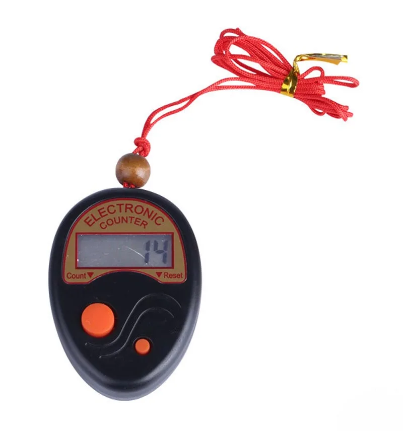 Электронной цифровой талли Clicker жк экраном 5 цифр ручной контроллер палец подсчет