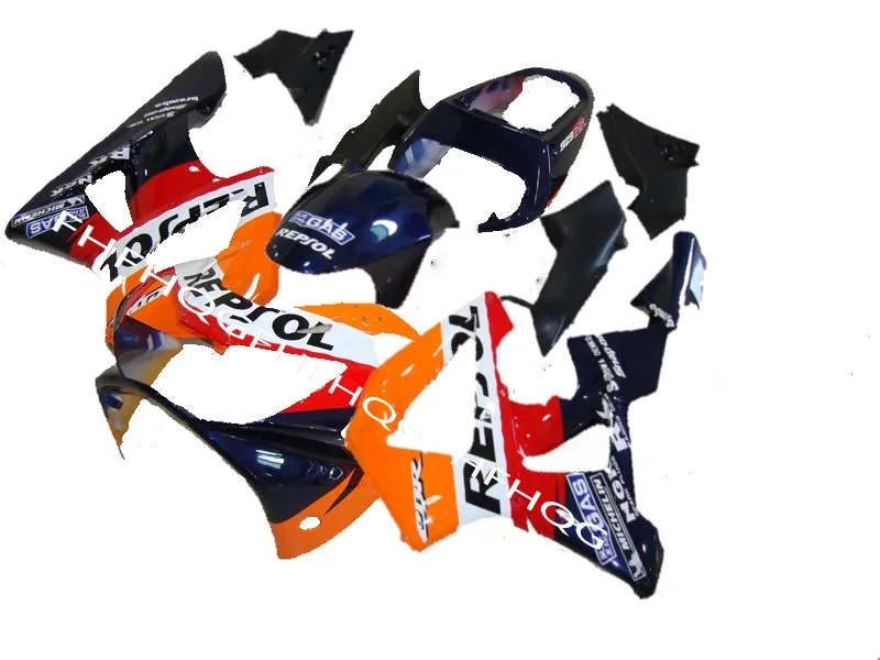 

L36-Custom ABS plastic Motorcycle fairing set for HONDA CBR 929 fairings 2000 2001 CBR900RR Orange red black body parts
