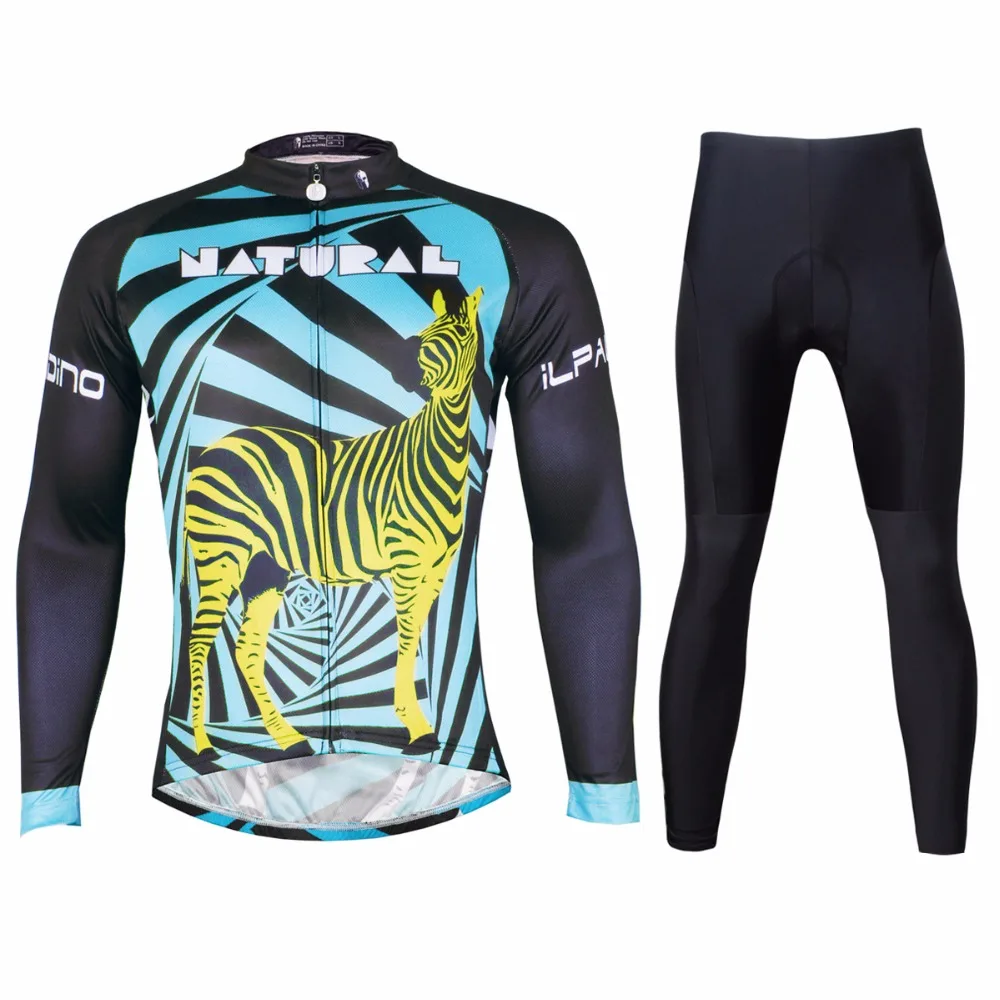 ILPALADINO Vélo наборы с длинным рукавом велосипед одежда Ropa Ciclismo Костюмы Mailot Equipe De