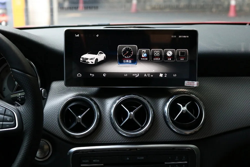 4 ядра или 8 ядерный Android 7 1 для Mercedes Benz GLA X156 автомобиля Мультимедиа Стерео