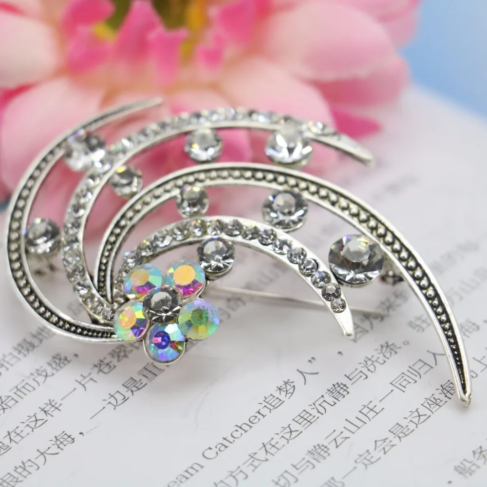 Лидер продаж брошь из горного хрусталя для женщин и девочек подарки броши в виде