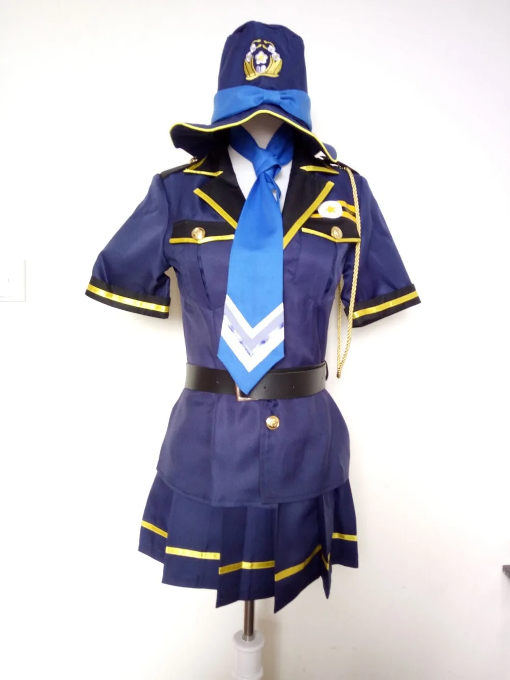 LOVE LIVE! Костюм для косплея Sonoda Umi Полицейская униформа женские костюмы топ + юбка