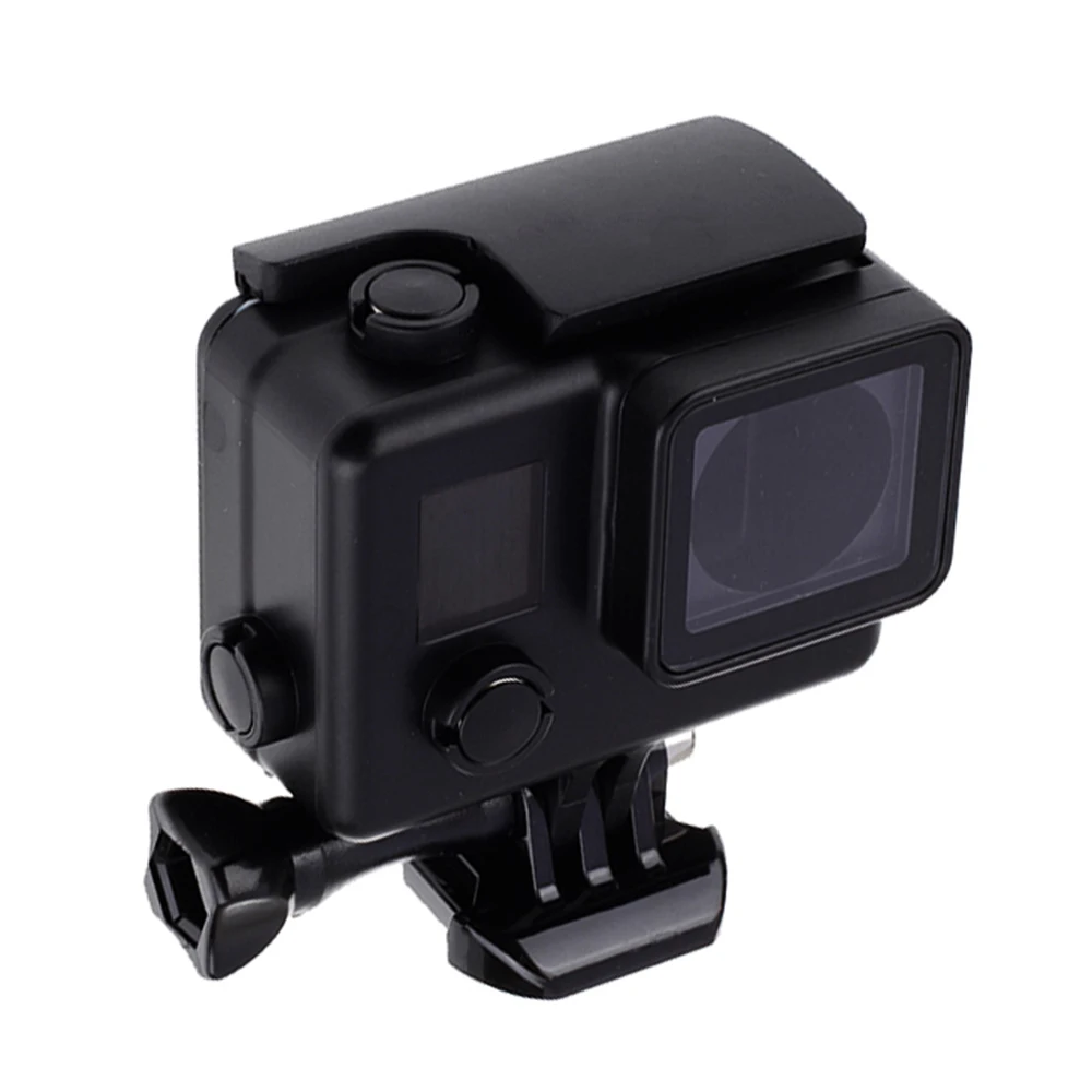 Черный водонепроницаемый чехол King Kong для подводного дайвинга защитный GoPro Hero 3 + 4