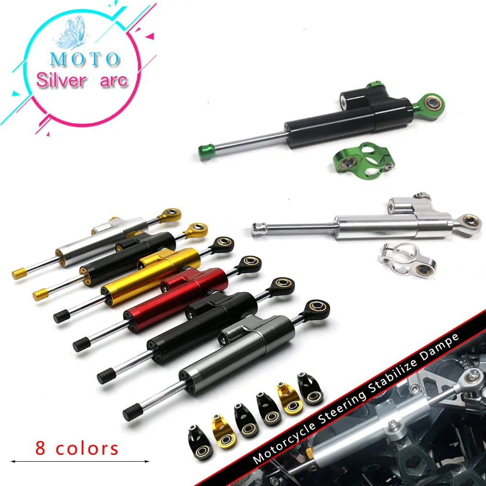 

Motorcycle Aluminum Steering Dampers Stabilizer Fit for Kawasaki Yamaha Suzuki Honda Ducati Triumph Aprilia BMW
