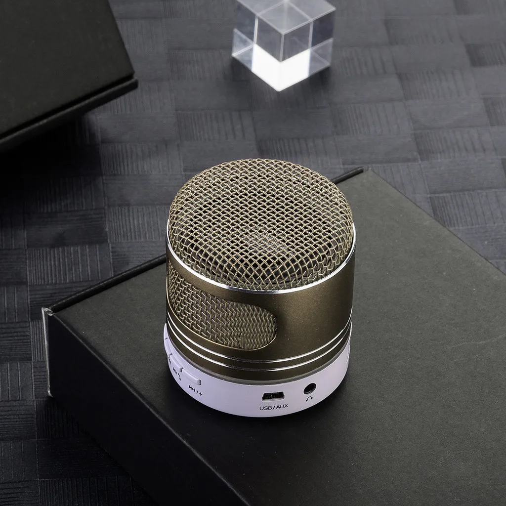 HIPERDEL Мини Bluetooth динамик беспроводной портативный USB СВЕТОДИОДНЫЙ светильник