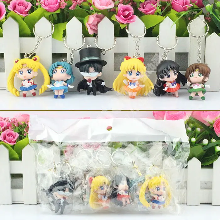 

Mars Jupiter Mercury Keychains Action Figures Toys Dolls 6pcs/set