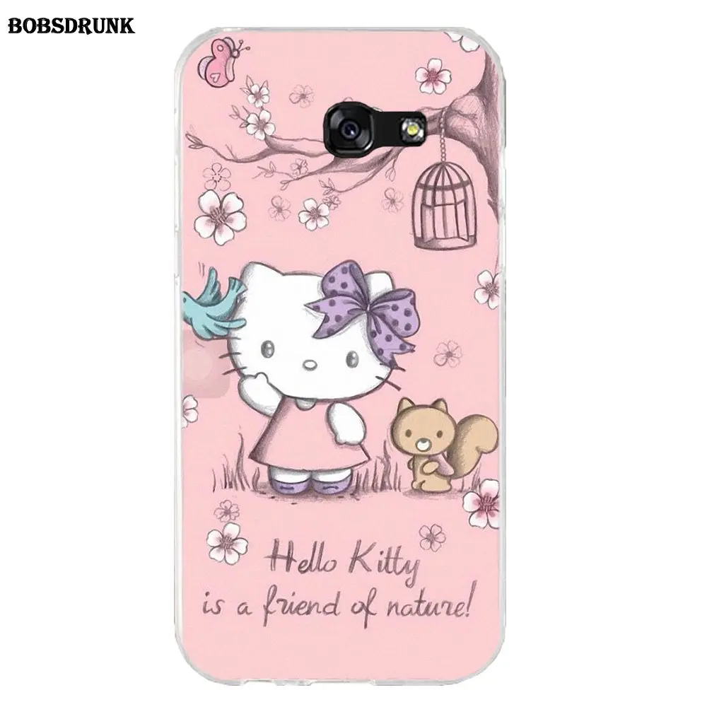 as picture EJGROUP для samsung Galaxy A3 A5 A7 J1 J2 J3 J5 J7 мягкий чехол для мобильного телефона рисунок «Hello Kitty» - Цвет: as picture