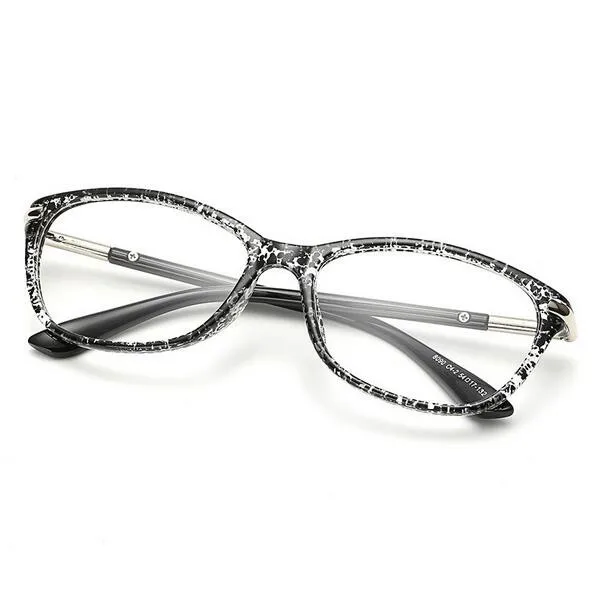 Кошачий глаз очки рамки с прозрачными линзами Женский Близорукость Оптические S
