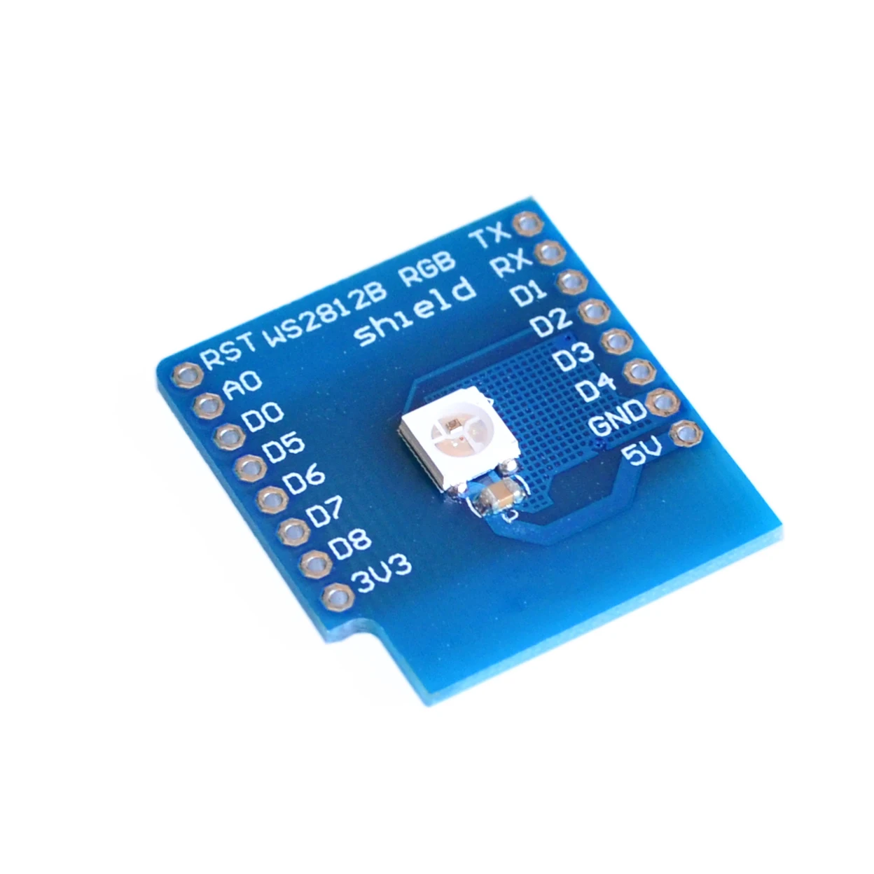 10 компл./лот Esp8266 для WeMos D1 модуль WS2812B щит RGB Mini ESP8266 Модульная плата с HT Pins |