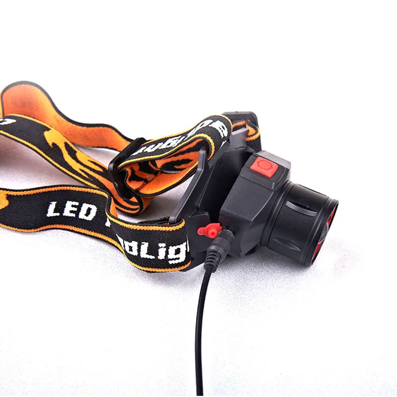 Powerful Q5 LED Headlamp Rechargeable Headlight Built-in Battery Head Lamp Torch Flashlight Zoomable Adjustable Camping Hiking | Лампы и