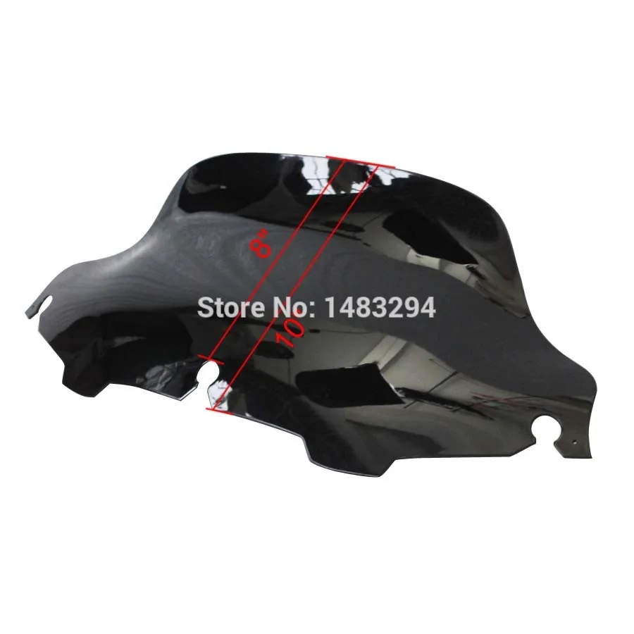 8 &quotдым темный оттенок ветрового стекла Лобовое стекло подходит для Harley Electra Street