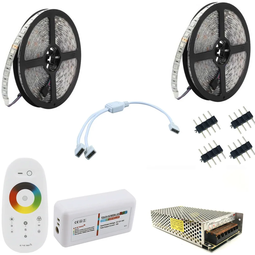 Светодиодная лента 5050 RGB RGBW RGBWW 12 В постоянного тока 5 м 10 20 м|Светодиодные ленты| |