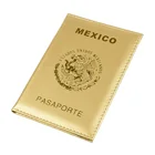 Модная Мексиканская Обложка для паспорта, Женская глянцевая обложка для паспорта, милая Женская Обложка Для мексиканского паспорта, универсальный кошелек для паспорта