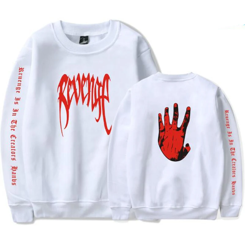 Толстовка Sudadera xxxtentacion в стиле хип-хоп повседневный пуловер с круглым вырезом и