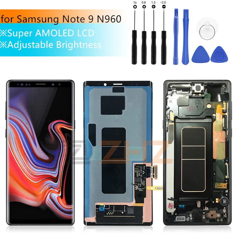 Жк дисплей для Samsung Galaxy Note 9 дигитайзер сенсорного экрана в сборе n960 N960F N960D N960DS note +