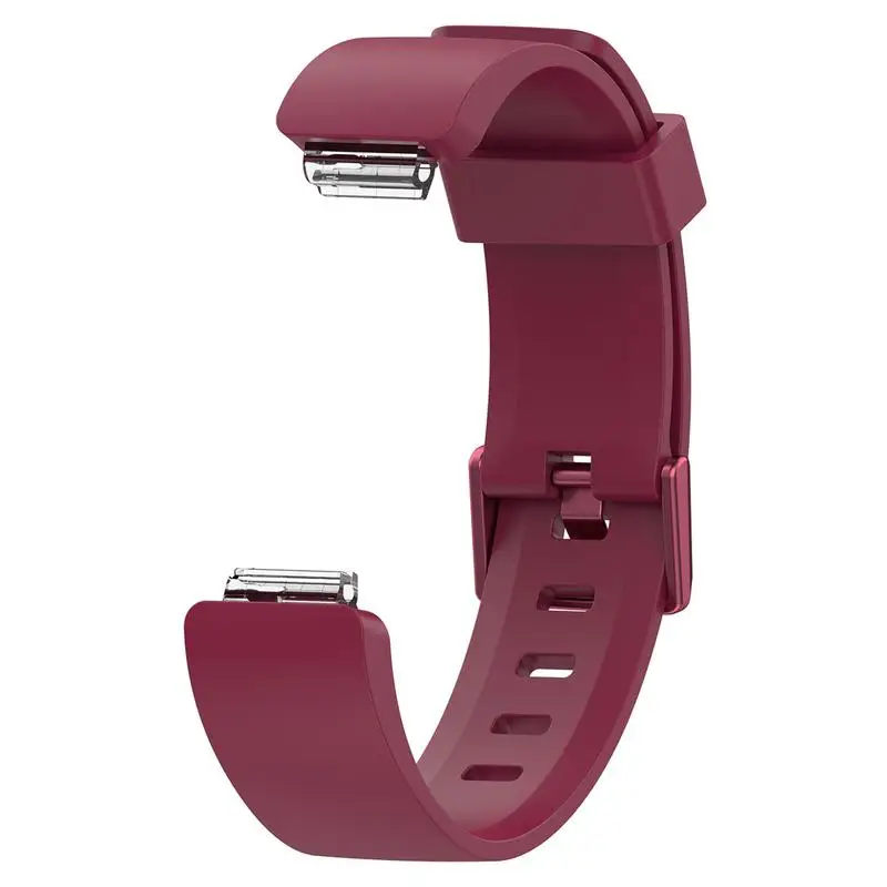 Wine Red Ремешок для часов для Fitbit Inspire Band Correa Pulsera Actividad HR, трекер активности, умные часы, сменный ремешок для наручных часов - Цвет: Wine Red
