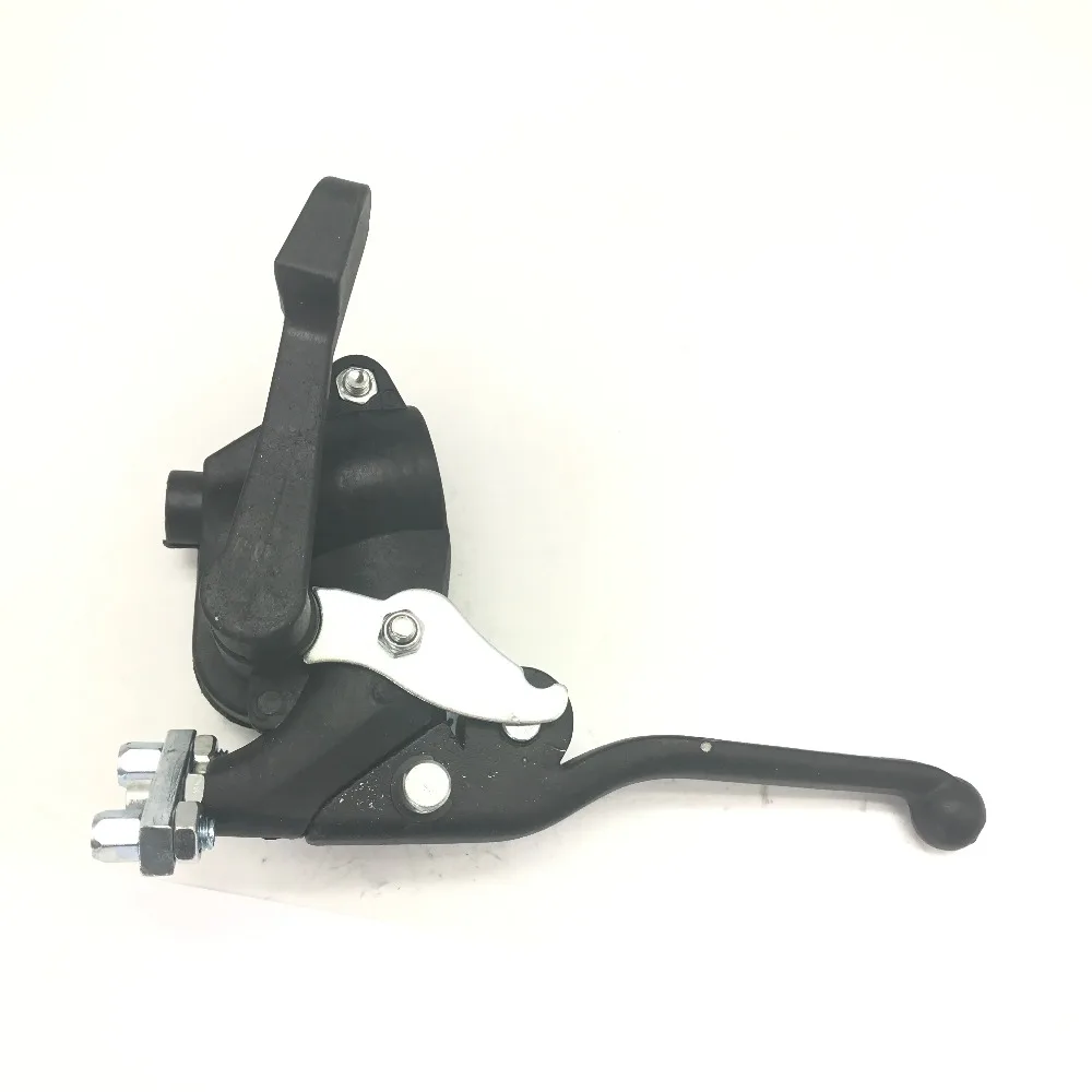 Новая дроссельная заслонка W/двойной тормозной рычаг для 2 х тактных 47CC 49CC мини ATV