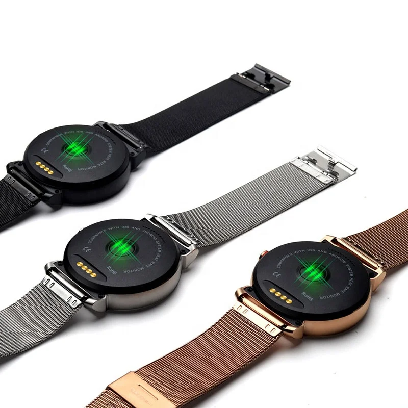 Смарт-часы K88H PLUS с Bluetooth металлические умные часы монитор сердечного ритма для