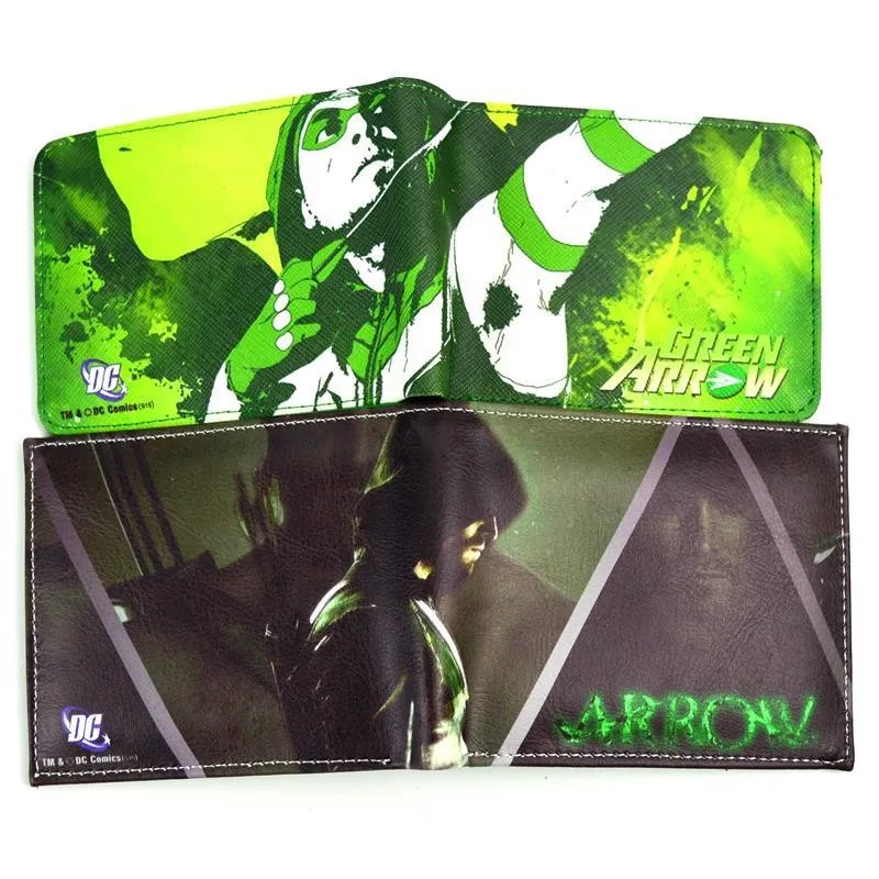 Тонкий Забавный кошелек Marvel в виде стрелы Бэтмена Джокера отряда самоубийц