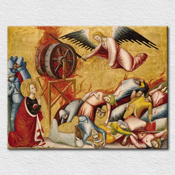 Картина на холсте с изображением ангелов спасающих людей отличная для декора