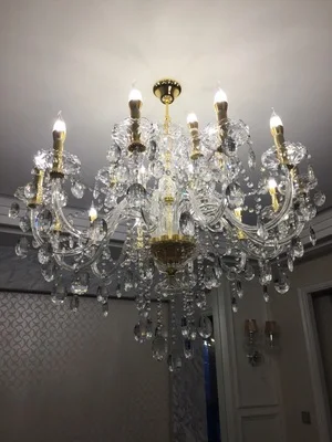 Современный K9 Современные хрустальные плафоны lustres de cristal украшения люстры и подвески серебро/золото 6/8/15/18 arms для Гостиная