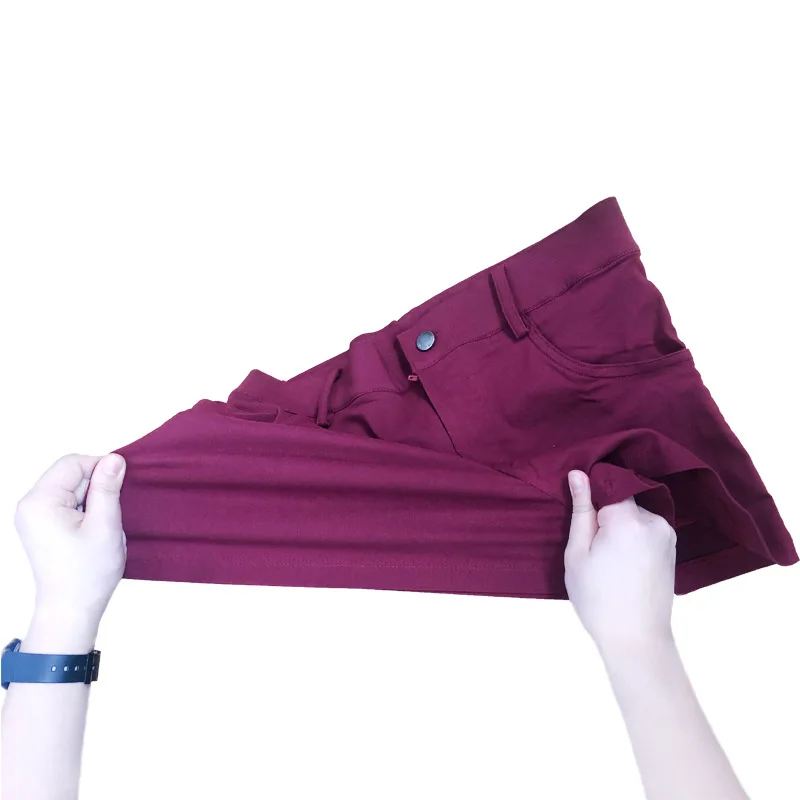 Мужские повседневные шорты MEISE брендовые облегающие с плоскими штанинами