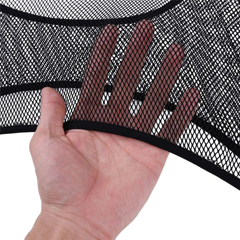Мужская прозрачная сетчатая майка TiaoBug короткий рукав обхватывающие грудь ремни