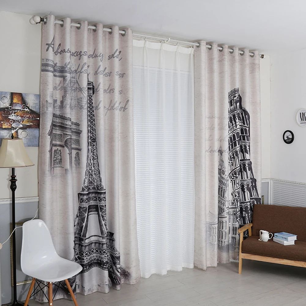 Выполненная на заказ 2х люверс оконная драпировка занавеска для детской комнаты