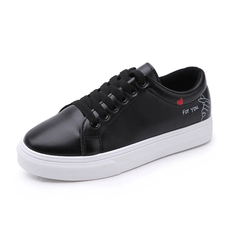 2018 новая весенняя низкая рабочая обувь Для женщин Классический Любовь тонкие