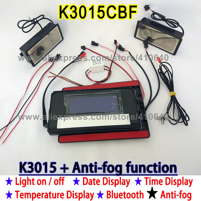 K3015CBF CBH Сенсорная панель переключателя Время Дата температура анти туман для шкафа для ванных и туалетных комнат светодиодный светильник з... (art.: 7a9841d51) - 7a9841d51