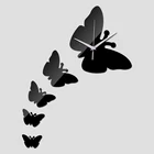 Настенные акриловые зеркальные часы fachion, безопасные настенные часы Европейского дизайна с наклейками